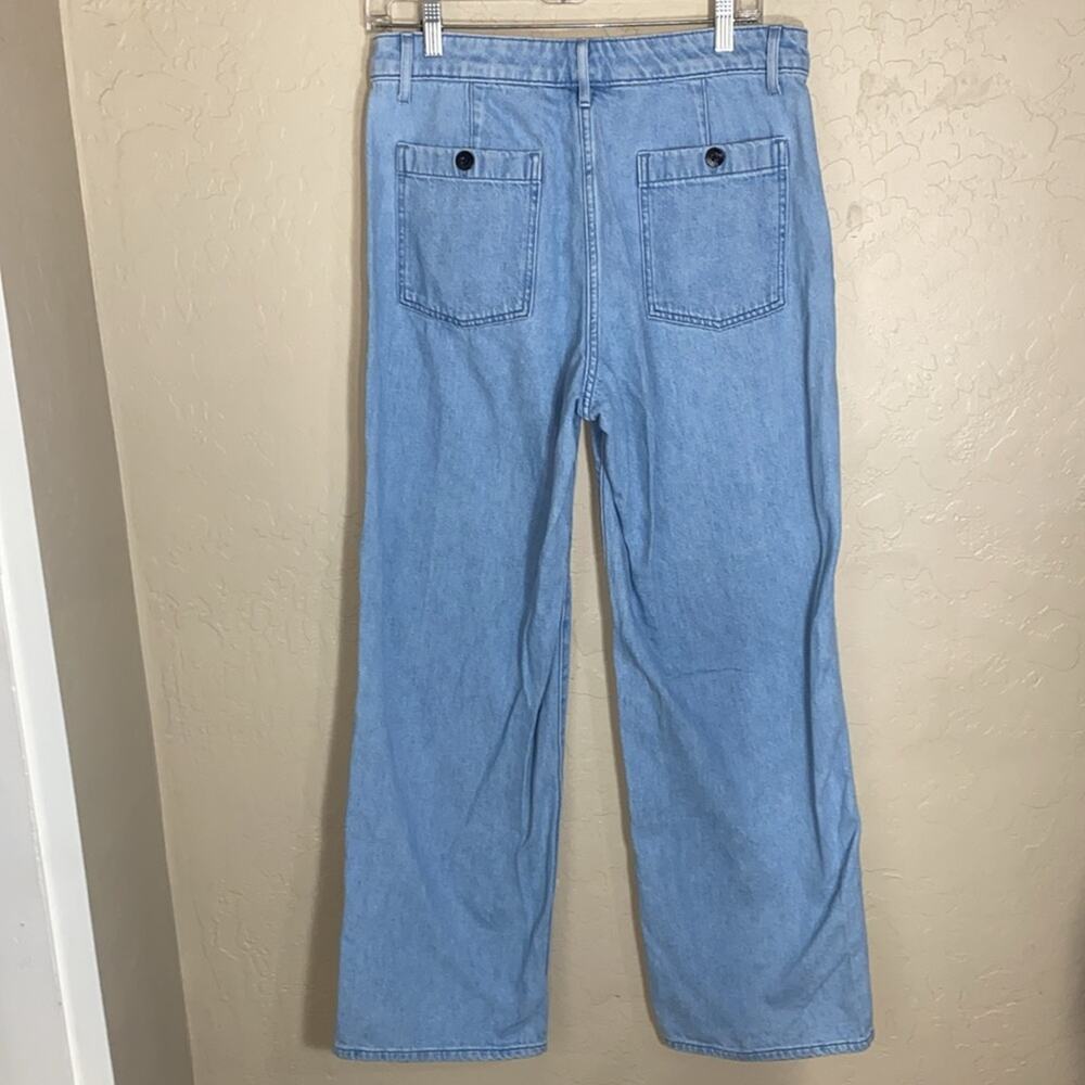 Aritzia Wilfred Free Adrift Jean high rise wide leg size 10 - Picture 5 of 10